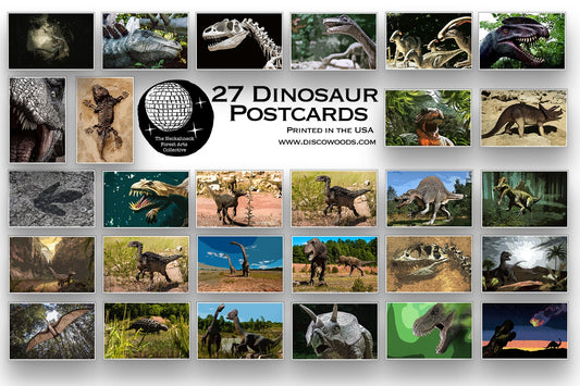 Dinosaur Postcards- Set of 27