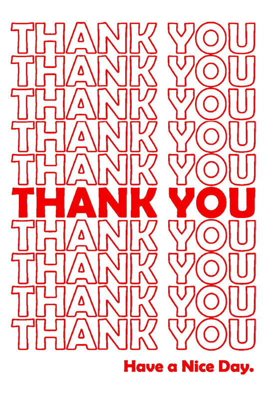 "Thank You" Postcards - Set of 10