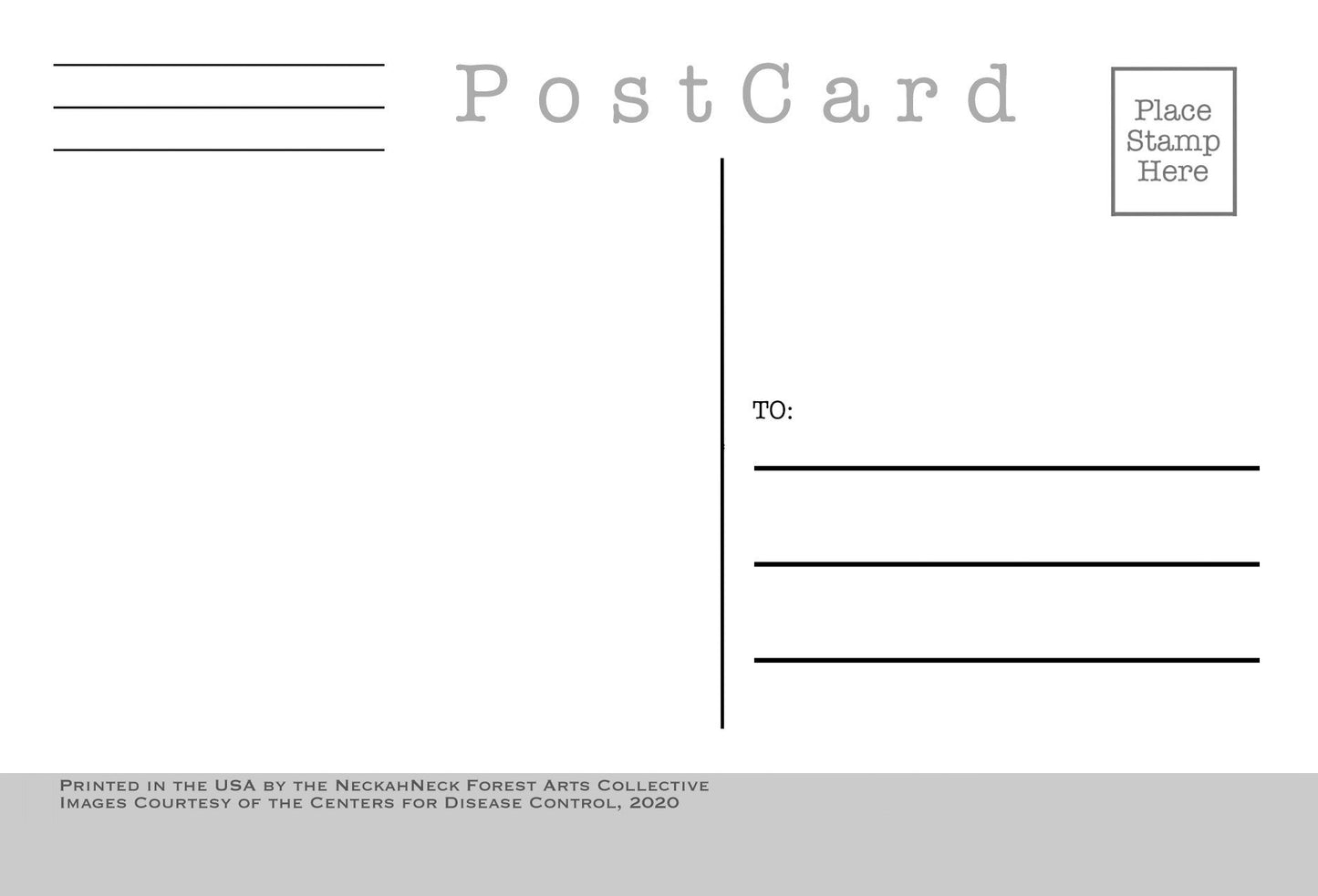 Covid 19 Postcard Set - Set of 25 Corona Virus Postcards - Created from the CDC's Covid-19 posters