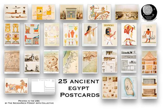 Ancient Egypt Postcards- Set of 25