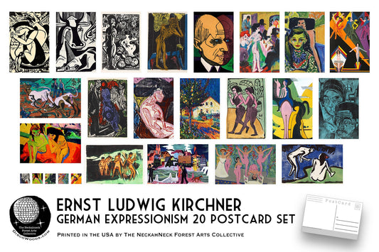 Ernst Ludwig Kirchner Postcards - Set of 20