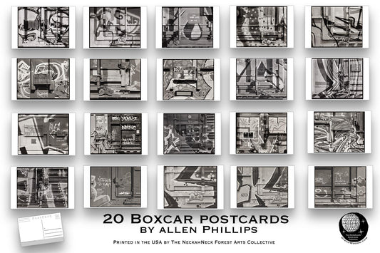 Allen Phillips Boxcar Collection Postcards – Set of 20
