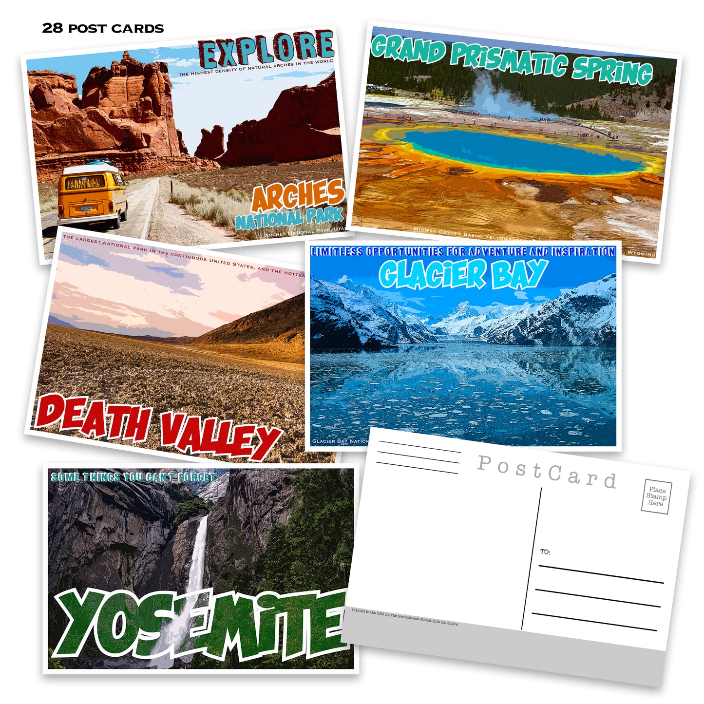 National Parks Postcards- Set of 28