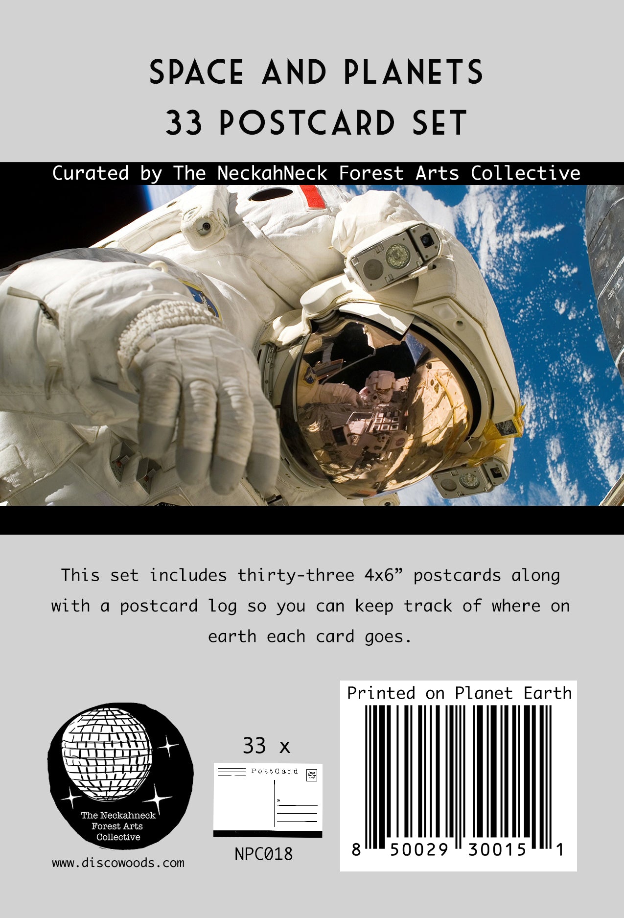 Space and Planet Postcard Pack - Set of 33