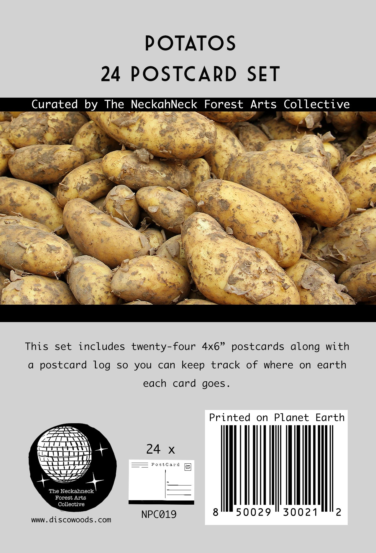 Potato Postcards - Set of 24