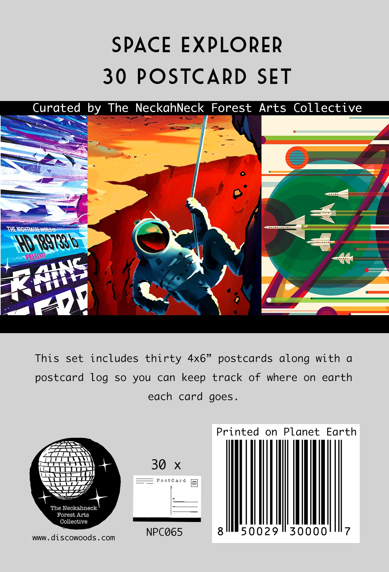 NASA/JPL Space Explorer Postcards - Set of 30