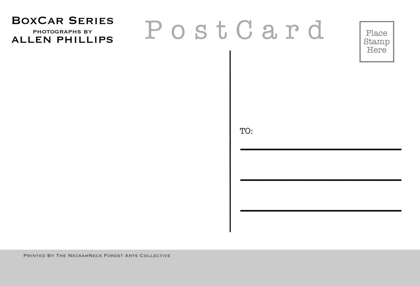 Allen Phillips Boxcar Collection Postcards – Set of 20