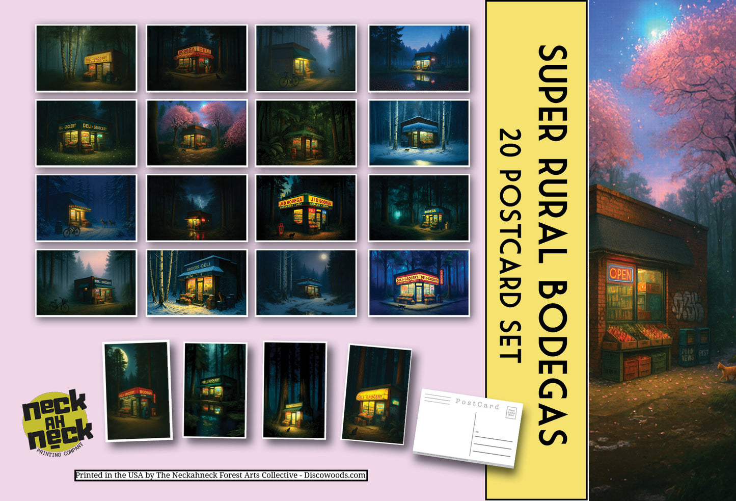 Rural Bodega Postcards - Set of 20