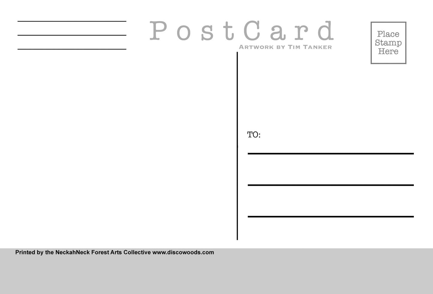 Tim Tanker Artist Postcards - Set of 27
