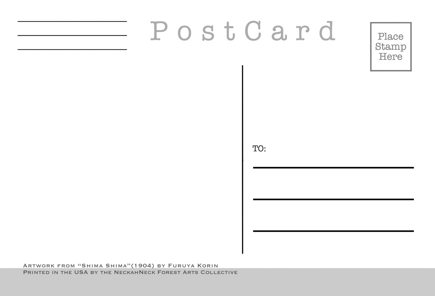 Pattern Postcard Set (1) - Set of 25 Artist Postcards - Shima Shima - Art Deco art -Scrapbooking - Vintage - wall art